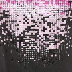 Pre Owned Versace Collection Black Embellished Wool Blend Short Dress L