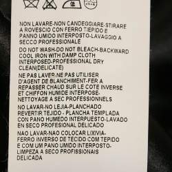 Pre Owned Versace Collection Black Embellished Wool Blend Short Dress L