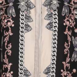 Pre Owned Versace Collection Multicolor Printed Silk Long Shirt XL
