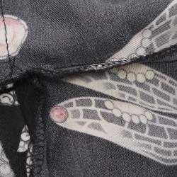 Pre Owned Versace Collection Multicolor Printed Silk Long Shirt XL