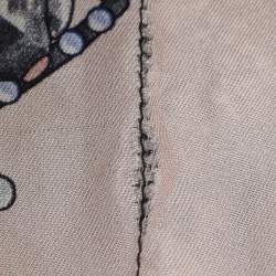 Pre Owned Versace Collection Multicolor Printed Silk Long Shirt XL