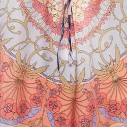 Pre Owned قَفْطان فيرساتشي كولكشون حرير متعدد الألوان مقاس وسط (ميديوم)