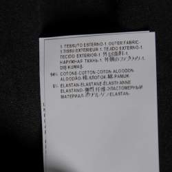 Pre Owned Versace Collection Black Cotton Half Medusa Embellished T-Shirt L