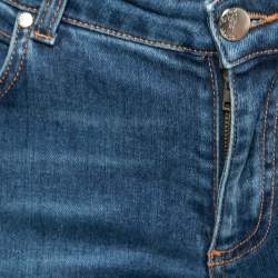 Pre Owned Versace Collection Blue Denim Slim Fit Jeans S