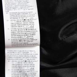 Versace Collection Black Crepe Zip Detail Blazer XS