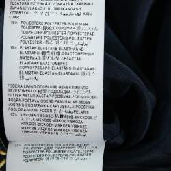 Versace Collection Navy Blue Printed Neoprene Skirt S