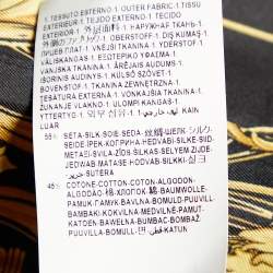 Versace Collection Black Printed Silk Knit Top & Crepe Pencil Skirt Set S