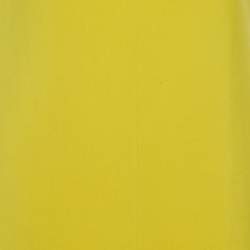 Pre Owned Versace Collection Yellow Stretch Crepe Boat Neck Sleeveless Mini Dress M