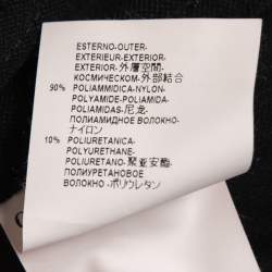 Pre Owned Versace Collection Black Stretch Knit Slim Fit Trousers L