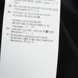 Pre Owned Versace Collection Black Knit Embroidered T-Shirt M