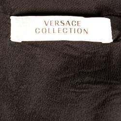 Versace Collection Multicolor Printed Crepe Mini Dress S