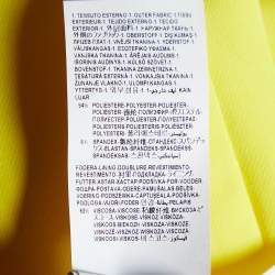 Versace Collection Yellow Crepe Paneled Mini Dress S
