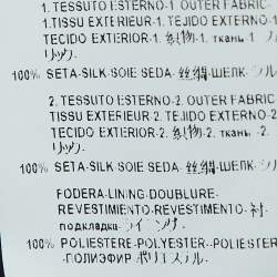 Pre Owned Versace Collection Black Silk Buttoned Mini Dress L 