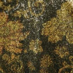 Pre Owned Versace Jeans Couture Metallic Flora Baroque Sequin Paillettes Mini Bodycon Dress S