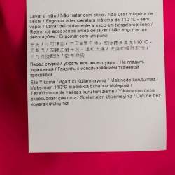 Pre Owned Versace Jeans Couture Pink Stretch Satin Crop Top M