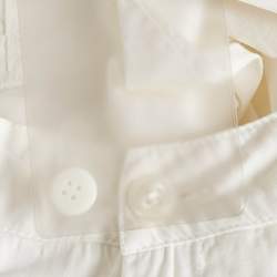 Versace Jeans Couture White Cotton Trousers S