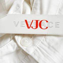 Versace Jeans Couture White Cotton Trousers S