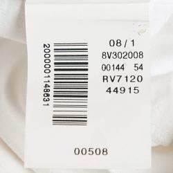 Versace Jeans Couture White Cotton Trousers S