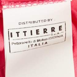 Pre Owned Versace Jeans Couture Pink Embellished Cotton Blend Sleeveless Top M