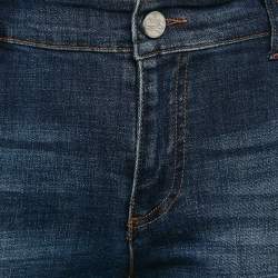 Versace Jeans Blue Denim Embellished Pocket Jeans M Waist 30"
