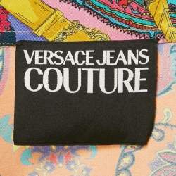 Pre Owned Versace Jeans Couture Multicolor Paisley Chain Print Full Sleeve Shirt XL 