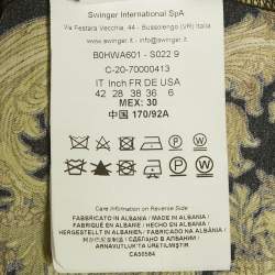 Pre Owned Versace Jeans Couture Multicolor Baroque Print Viscose Full Sleeve Shirt M