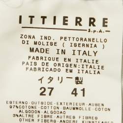 مملوكة مسبقًا Versace Jeans Couture Blue Printed Denim Flared Jeans M/Waist 28"