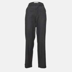 Pre Owned Versace Jeans Couture Black Denim Straight Fit Jeans L/Waist 34" 