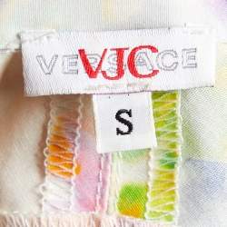 Pre Owned Versace VJC Multicolor Psychedalic Floral Printed Cotton Shirt S