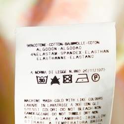 Pre Owned Versace VJC Multicolor Psychedalic Floral Printed Cotton Shirt S