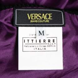 Versace Jeans Couture Black Knit Embellished Cardigan M