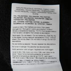 Pre Owned Versace Jeans Couture Black Graphic Printed Knit Crew Neck Sweatshirt S