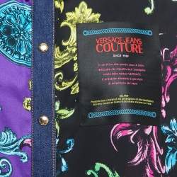 Pre Owned Versace Jeans Couture Multicolor Baroque Printed Viscose Shirt M