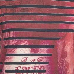 Pre Owned Versace Jeans Couture Pink All-Over Print stretch Cotton Short Sleeve T-Shirt L