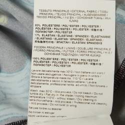 Pre Owned Versace Jeans Couture Black Baroque Printed Bodysuit M