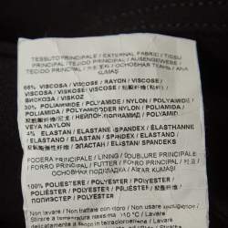 Pre Owned Versace Jeans Couture Black Belt Pocket Detail Skinny Pants L