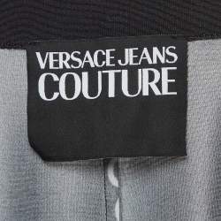 Pre Owned Versace Jeans Couture Black Chain Print Jersey Shirt S