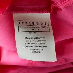 Versace Jeans Couture Pink Cotton Logo Detail Shirt M