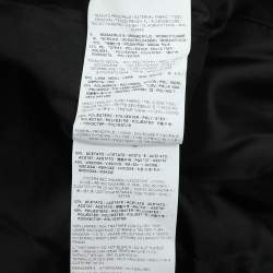 Pre Owned Versace Jeans Black Wool Blend and Faux Fur Belted Blazer L