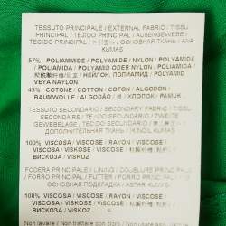 مملوكة مسبقًا Versace Jeans Black/Green Lace Overlay Sleeveless Mini Dress M