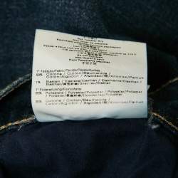 Versace Jeans Navy Blue Studded Denim Skinny Jeans L Waist 33"