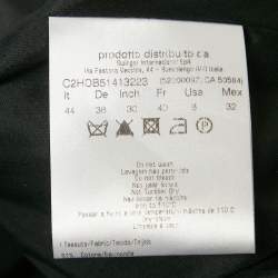 Pre Owned Versace Jeans Black Jacquard Button Front Jacket M