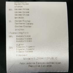 Pre Owned Versace Jeans Black Jacquard Button Front Jacket M