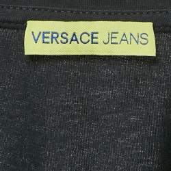 Pre Owned Versace Jeans Black Cotton T-Shirt L