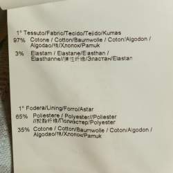 Pre Owned Versace Jeans Multicolor Floral Print Cotton Mini Skirt L