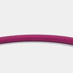 Versace Pink Metal Crystal Choker Necklace