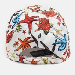 Versace White Printed Trésor de la Mer Cap