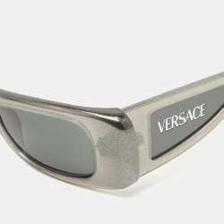 Pre Owned Versace Grey/Black MOD 4481 Frame Sunglasses