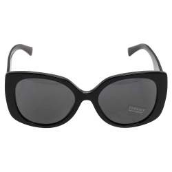 مملوكة مسبقًا نظارة شمسية فيرساتشي مربعة أيقون مادوسا سوداء مادوسا