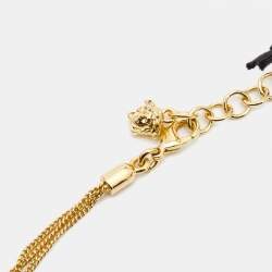 Versace Medusa Gold Tone Necklace